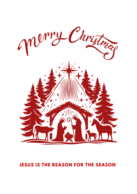 FREE downloadable - Jesus is the Reason for the Season A4 image