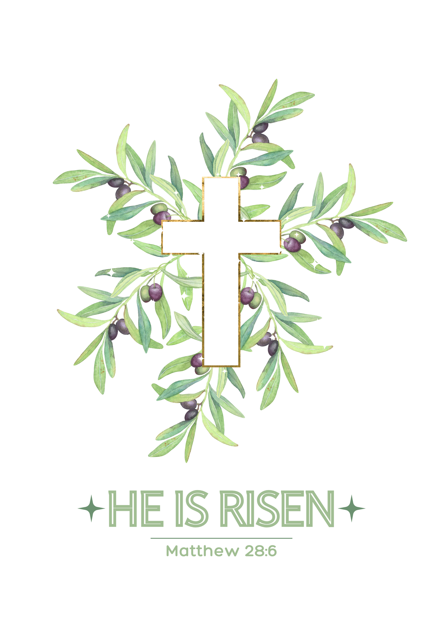 FREE Easter - He Has Risen printable - digital download