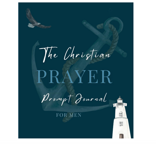The Christian Prayer Prompt Journal for Men (NIV) Blue cover