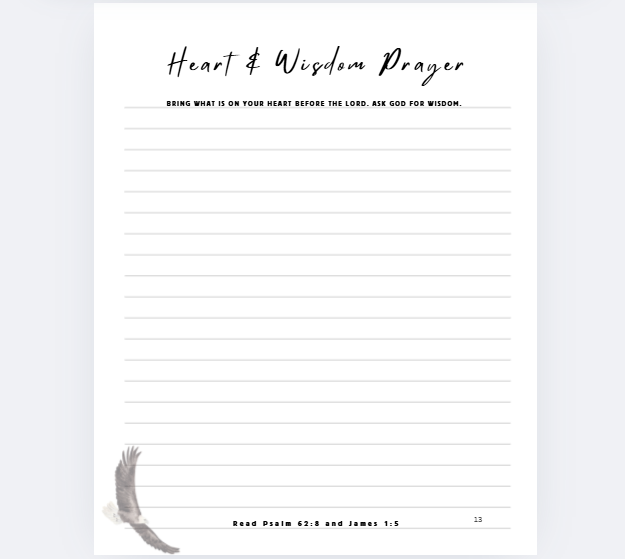 The Christian Prayer Prompt Journal for Men (NIV) Blue cover