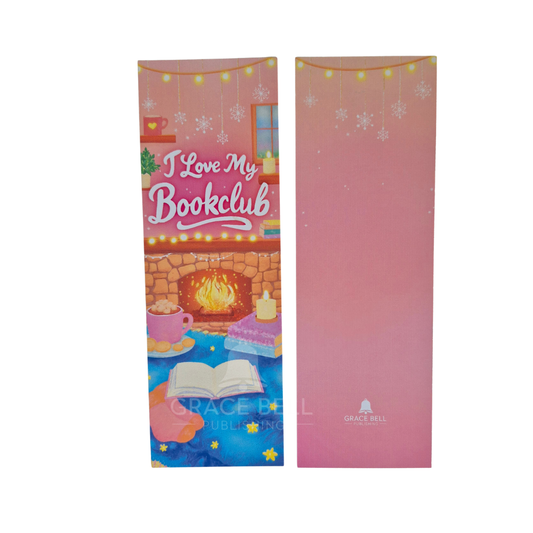 Cosy Winter Book Club Bookmark x1 – Limited Edition Matte Bookmark for Book Lovers (individual bookmark)