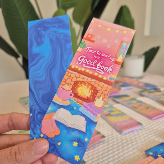 Winter bookmark set of 2