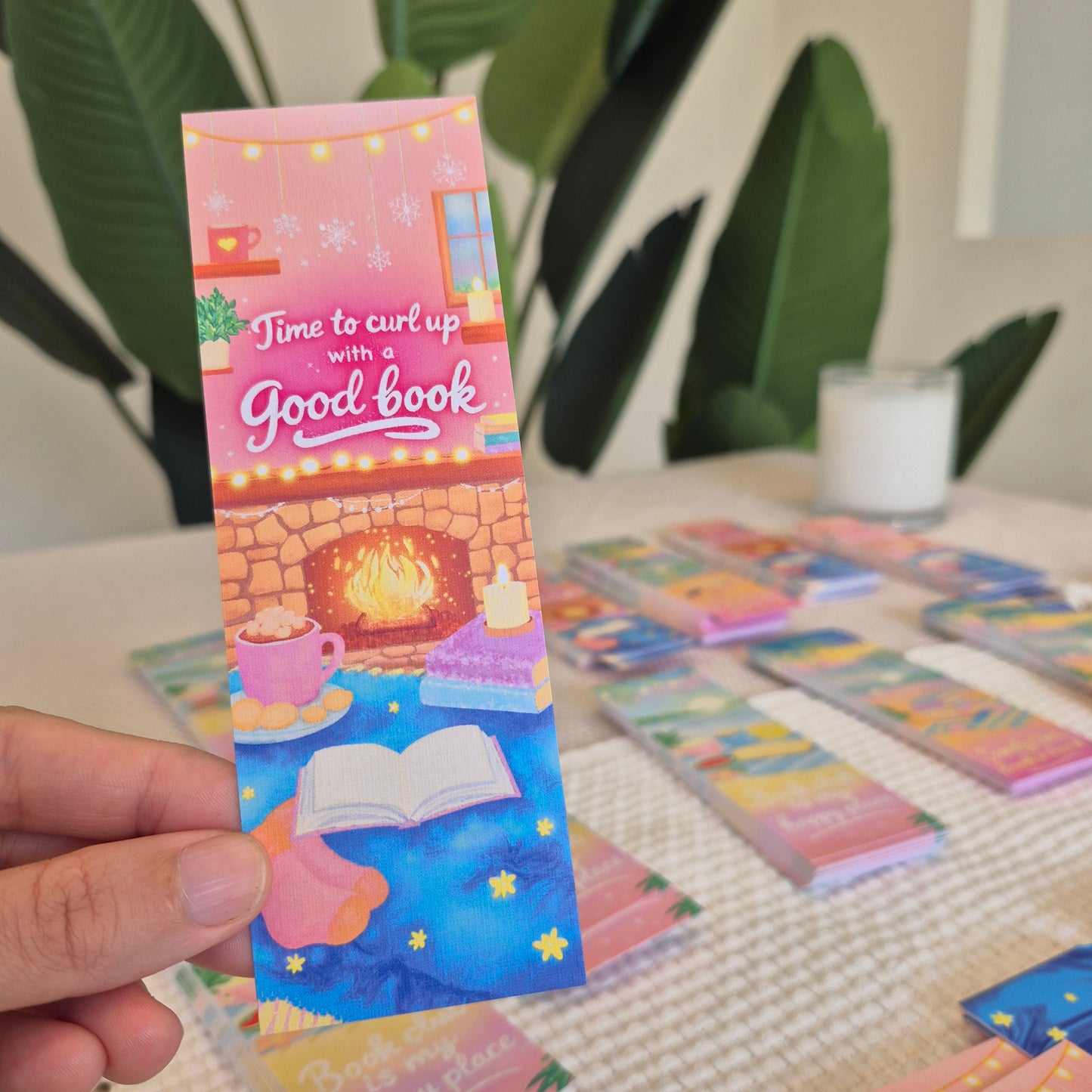 Winter bookmark set of 2