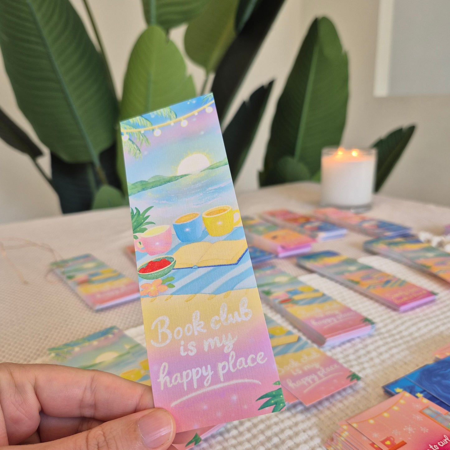 Summer Book Club Bookmark – Book Club Is My Happy Place x1