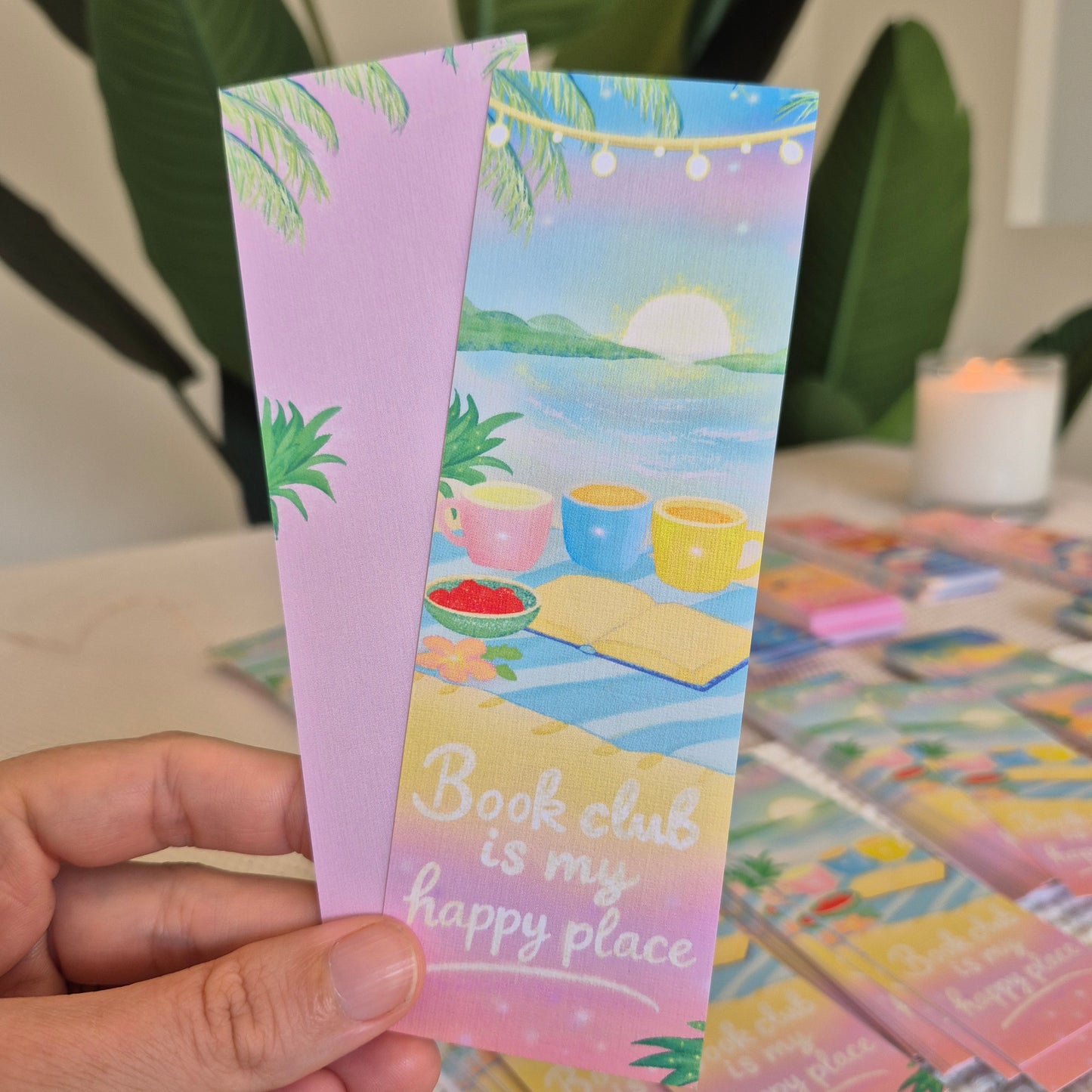 Summer Book Club Bookmark – Book Club Is My Happy Place x1