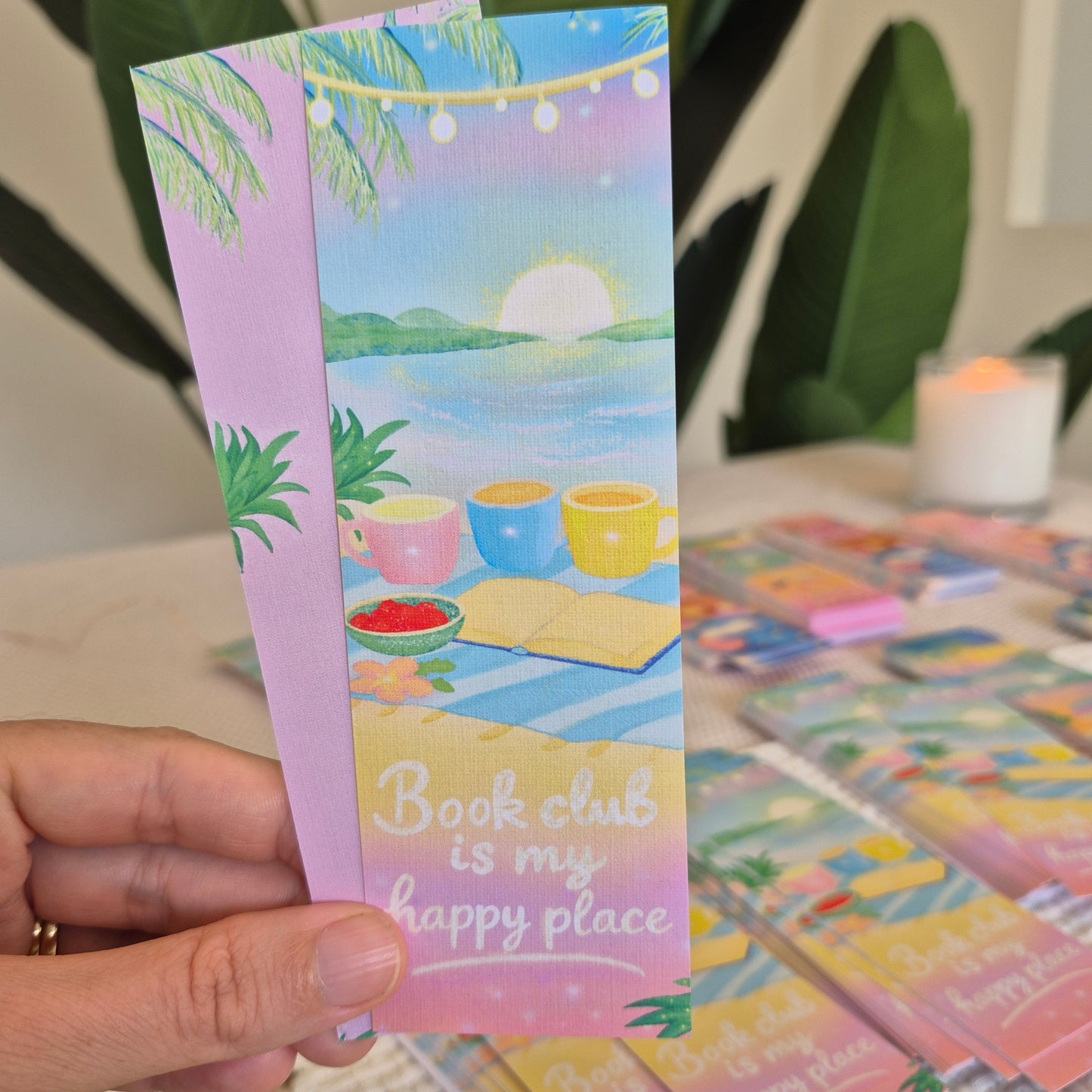 Summer Book Club Bookmark – Book Club Is My Happy Place x1