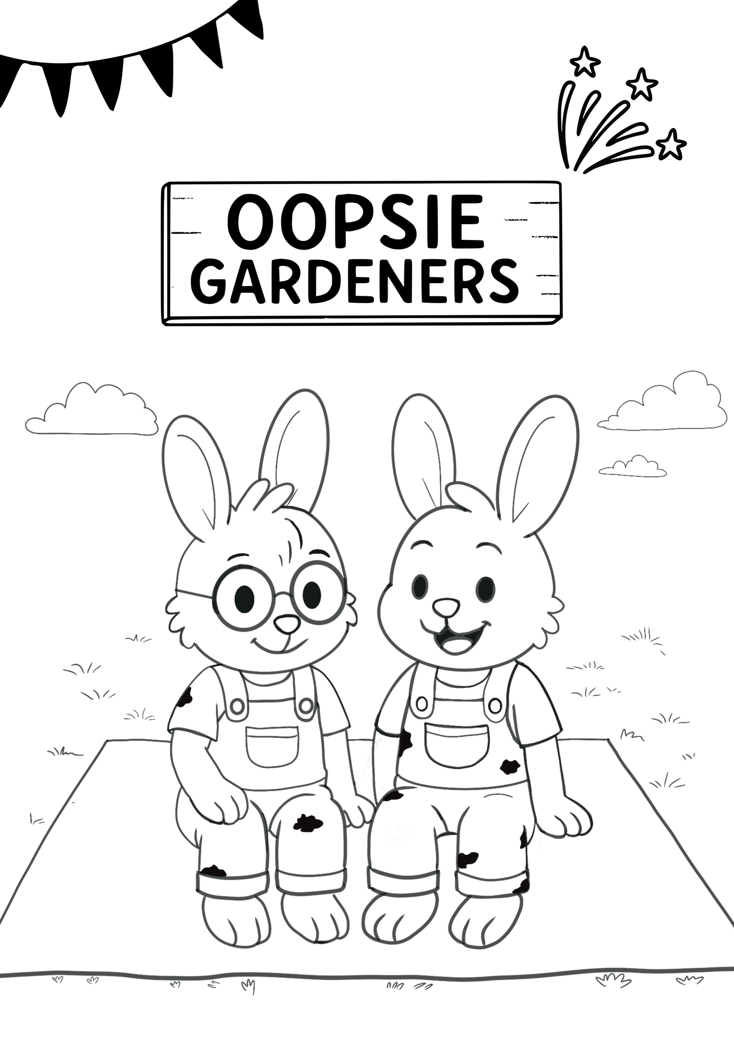 FREE colouring in page for Oopsie Gardeners 2 - download and print