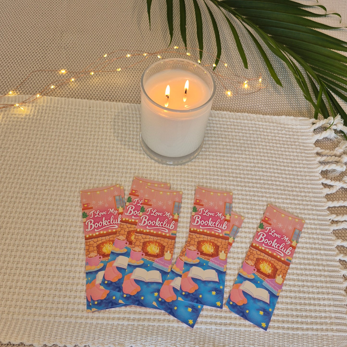 Cosy Winter Book Club Bookmark – Pack of 7 (Great Value for Book Clubs – Save $30.70)
