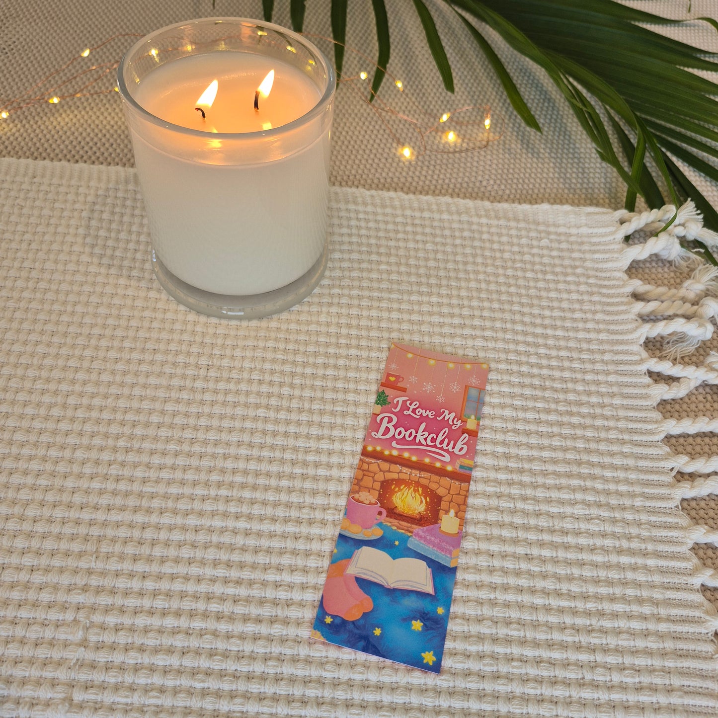 Cosy Winter Book Club Bookmark x1 – Limited Edition Matte Bookmark for Book Lovers (individual bookmark)
