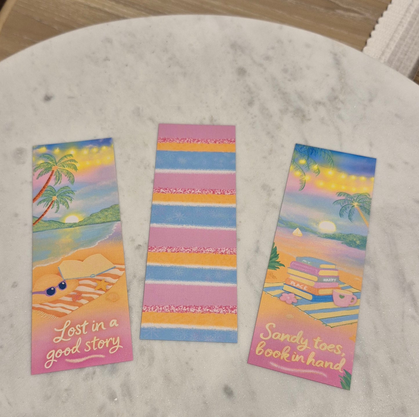 Summer Bookmark Set - pack of 3